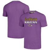 Baltimore Ravens Homage Unisex The NFL ASL Collection by Love Sign American Sign Language T-Shirt - Purple T-shirts
