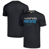 Carolina Panthers Homage Unisex The NFL ASL Collection by Love Sign American Sign Language T-Shirt - Charcoal T-shirts
