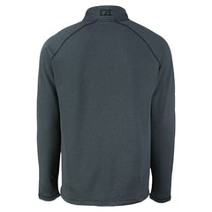 Chicago White Sox Cutter & Buck Peshastin Eco Fleece Recycled Raglan Quarter-Zip Top - Heather Black Tops