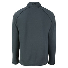 San Francisco Giants Cutter & Buck Peshastin Eco Fleece Recycled Raglan Quarter-Zip Top - Heather Black Tops