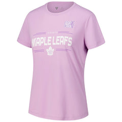 Auston Matthews Toronto Maple Leafs Levelwear Women's Hockey Fights Cancer Anthem Name & Number T-Shirt - Lavender | US 202088228