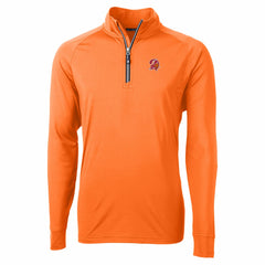 Tampa Bay Buccaneers Cutter & Buck Adapt Eco DryTec Raglan Quarter-Zip Jacket - Orange Jackets