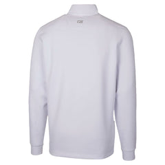 Jacksonville Jaguars Cutter & Buck Traverse Stretch Quarter-Zip Top - White Tops