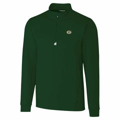 Green Bay Packers Cutter & Buck Traverse Stretch Quarter-Zip Top - Hunter Green Tops