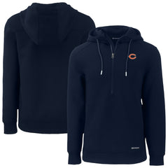 Chicago Bears Cutter & Buck Roam Eco Recycled Half-Zip Hoodie - Navy Hoodies