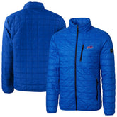 Buffalo Bills Cutter & Buck Big & Tall Rainier PrimaLoft Eco Insulated Full-Zip Hoodie Puffer Jacket - Royal Hoodies