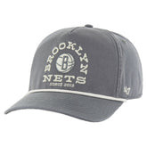 47 Brooklyn Nets Canyon Ranchero Hitch Adjustable Hat Charcoal - 47 brand