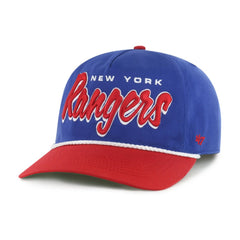 New York Rangers '47 Dropshadow Rope Hitch Adjustable Hat - Blue/Red | US 202096294