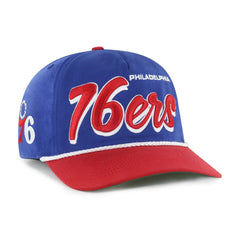 Philadelphia 76ers '47 Dropshadow Rope Hitch Adjustable Hat Royal/Red - 47 brand