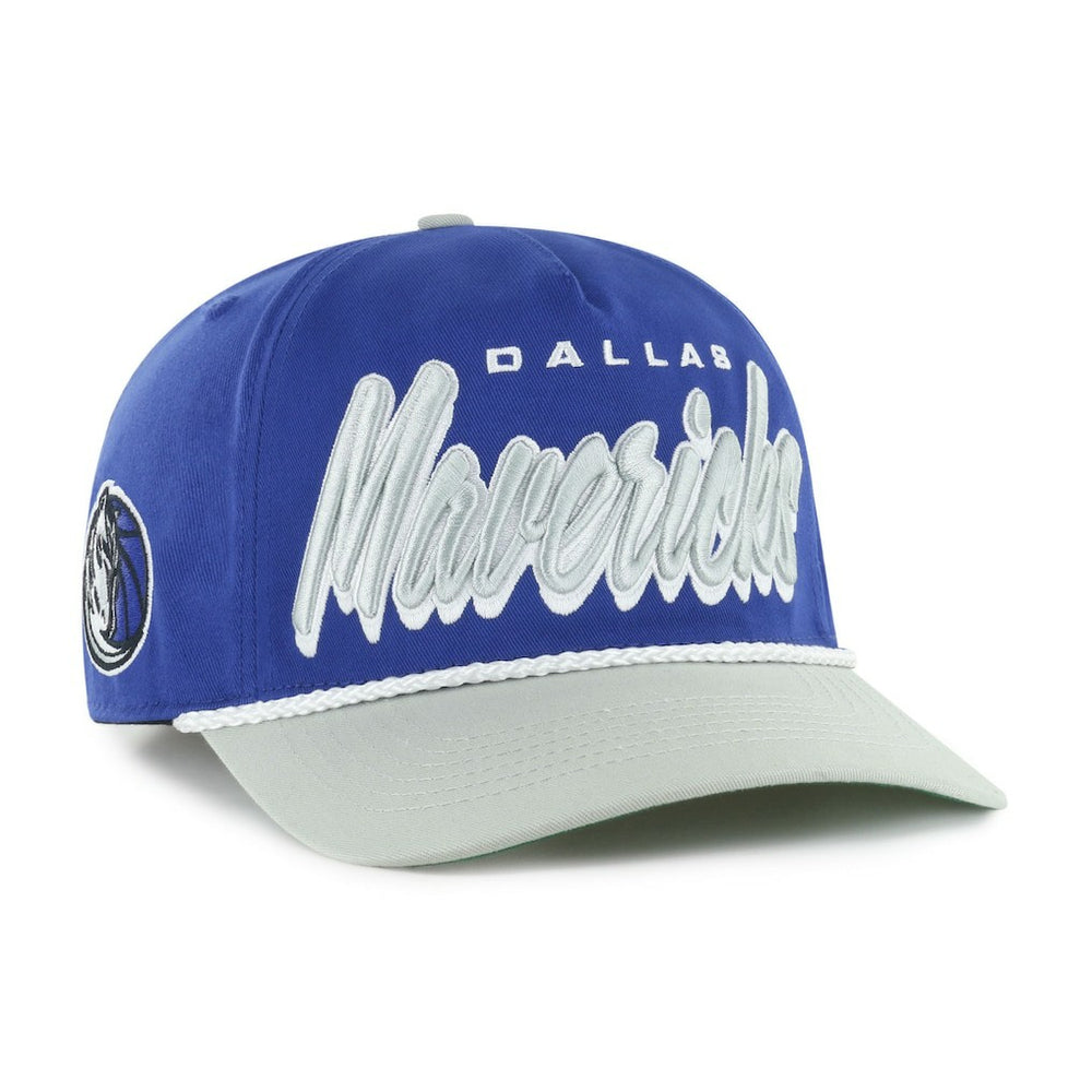 Dallas Mavericks '47 Dropshadow Rope Hitch Adjustable Hat Blue/Gray - 47 brand