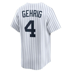 Lou Gehrig New York Yankees Nike Throwback Cooperstown Collection Limited Jersey - White Jerseys