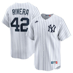 Mariano Rivera New York Yankees Nike Throwback Cooperstown Collection Limited Jersey - White Jerseys