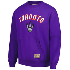 Toronto Raptors Nights Pullover Sweatshirt Purple - Mitchell & Ness