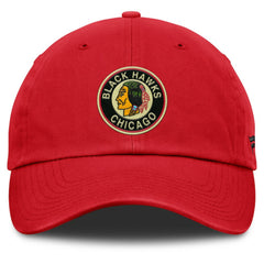 Chicago Blackhawks Fanatics Decades Collection Adjustable Hat - Red | US 202097323