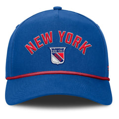 New York Rangers Fanatics Decades Collection A-Frame Rope Adjustable Hat - Royal | US 202097348