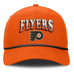 Philadelphia Flyers Fanatics Decades Collection A-Frame Rope Adjustable Hat - Orange | US 202097352