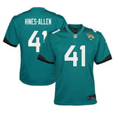 Josh Hines-Allen Jacksonville Jaguars Youth Game Jersey - Teal Jerseys