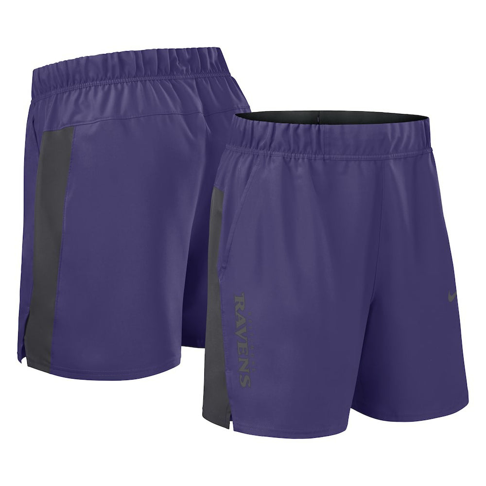 Baltimore Ravens Woven Victory Dri-FIT Shorts - Purple Shorts