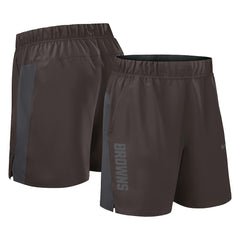 Cleveland Browns Woven Victory Dri-FIT Shorts - Brown Shorts