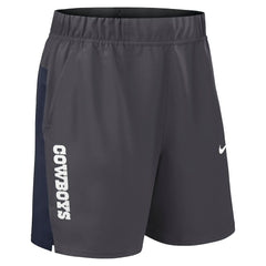 Dallas Cowboys Woven Victory Dri-FIT Shorts - Gray Shorts