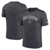 Dallas Cowboys Primetime Velocity Dri-FIT T-Shirt - Charcoal T-shirts