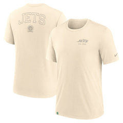 New York Jets Glory Tri-Blend T-Shirt - Cream T-shirts
