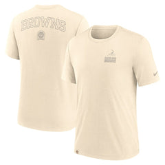 Cleveland Browns Glory Tri-Blend T-Shirt - Cream T-shirts