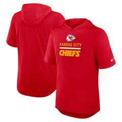 Kansas City Chiefs Lockup Tri-Blend Hoodie T-Shirt - Red Hoodies