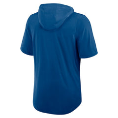 Indianapolis Colts Lockup Tri-Blend Hoodie T-Shirt - Royal Hoodies