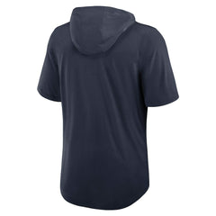 Houston Texans Lockup Tri-Blend Hoodie T-Shirt - Navy Hoodies