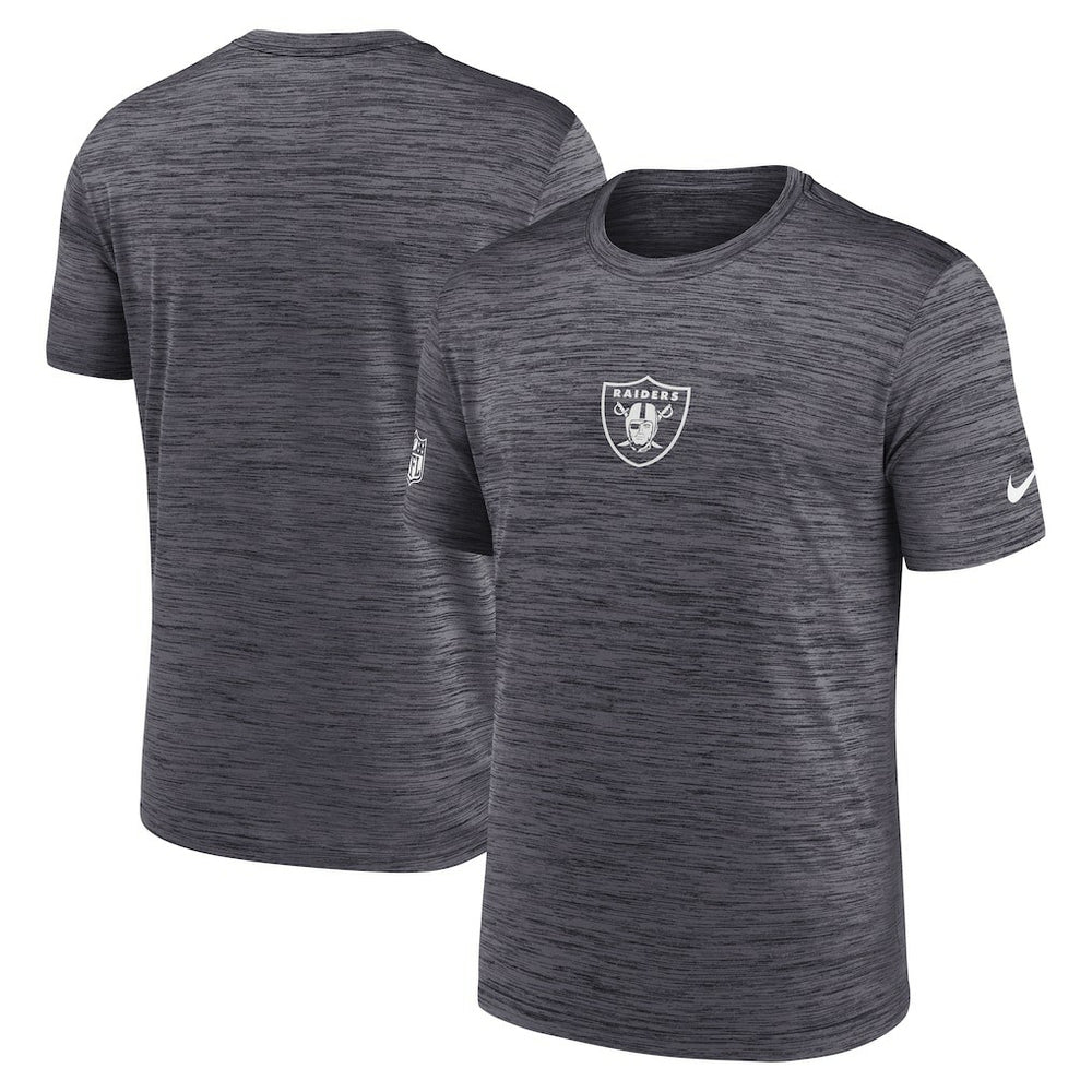 Las Vegas Raiders Sideline Velocity Dri-FIT T-Shirt - Black - Black T-shirts