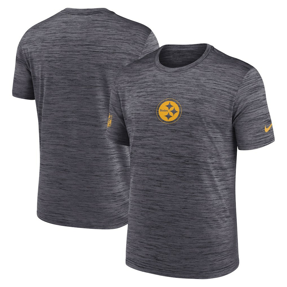 Pittsburgh Steelers Sideline Velocity Dri-FIT T-Shirt - Black - Black T-shirts