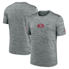 San Francisco 49ers Sideline Velocity Dri-FIT T-Shirt - Gray - Gray T-shirts