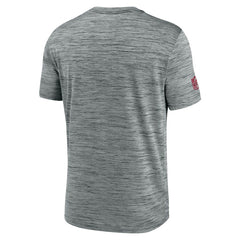 San Francisco 49ers Sideline Velocity Dri-FIT T-Shirt - Gray - Gray T-shirts