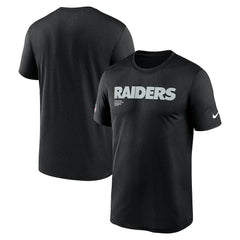 Las Vegas Raiders Sideline Legend Dri-FIT T-Shirt - Black T-shirts