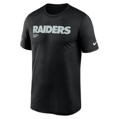 Las Vegas Raiders Sideline Legend Dri-FIT T-Shirt - Black T-shirts