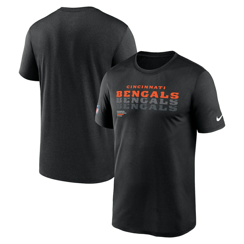 Cincinnati Bengals Sideline Legend Dri-FIT T-Shirt - Black T-shirts