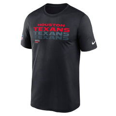 Houston Texans Sideline Legend Dri-FIT T-Shirt - Navy T-shirts