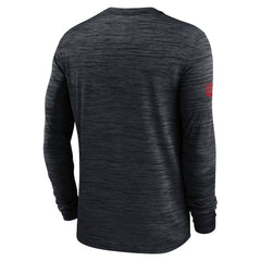 Houston Texans Sideline Velocity Performance Long Sleeve T-Shirt - Navy - Navy T-shirts