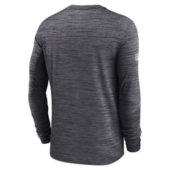 Las Vegas Raiders Sideline Velocity Performance Long Sleeve T-Shirt - Black - Black T-shirts