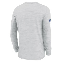 New York Giants Sideline Velocity Performance Long Sleeve T-Shirt - Ash - Ash T-shirts