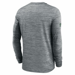 New York Jets Sideline Velocity Performance Long Sleeve T-Shirt - Gray - Gray T-shirts