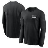 Atlanta Falcons Sideline Dri-FIT Long Sleeve T-Shirt - Black T-shirts