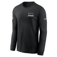 Atlanta Falcons Sideline Dri-FIT Long Sleeve T-Shirt - Black T-shirts