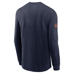 Denver Broncos Sideline Dri-FIT Long Sleeve T-Shirt - Navy T-shirts