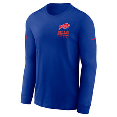 Buffalo Bills Sideline Dri-FIT Long Sleeve T-Shirt - Royal T-shirts