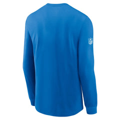 Detroit Lions Sideline Dri-FIT Long Sleeve T-Shirt - Blue T-shirts