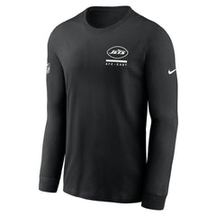 New York Jets Sideline Dri-FIT Long Sleeve T-Shirt - Black T-shirts