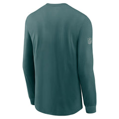 Philadelphia Eagles Sideline Dri-FIT Long Sleeve T-Shirt - Midnight Green T-shirts