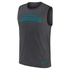 Jacksonville Jaguars Primetime Legend Dri-FIT Muscle Tank Top - Charcoal Tops
